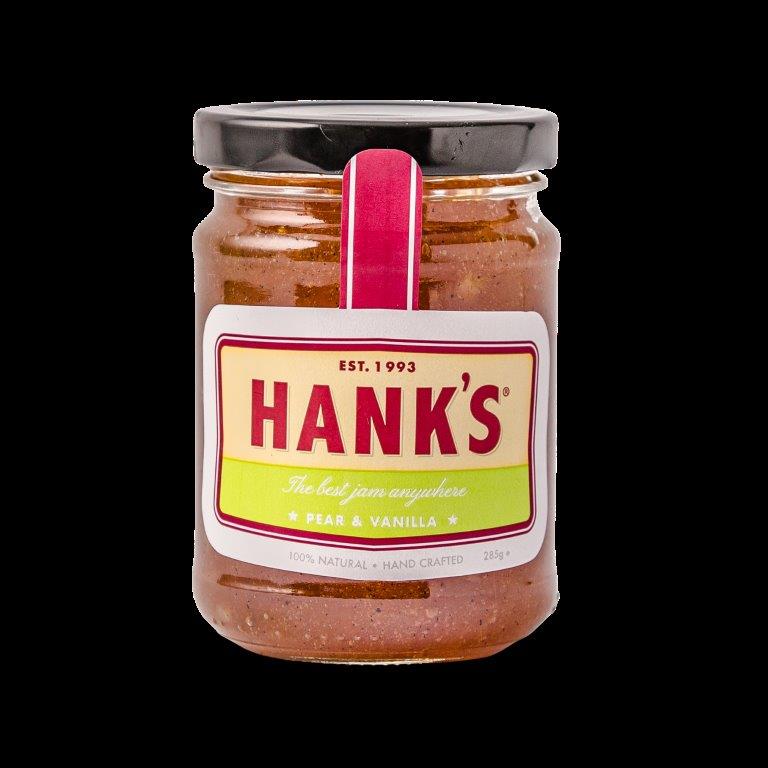 Hank's Pear and Vanilla Jam 285g