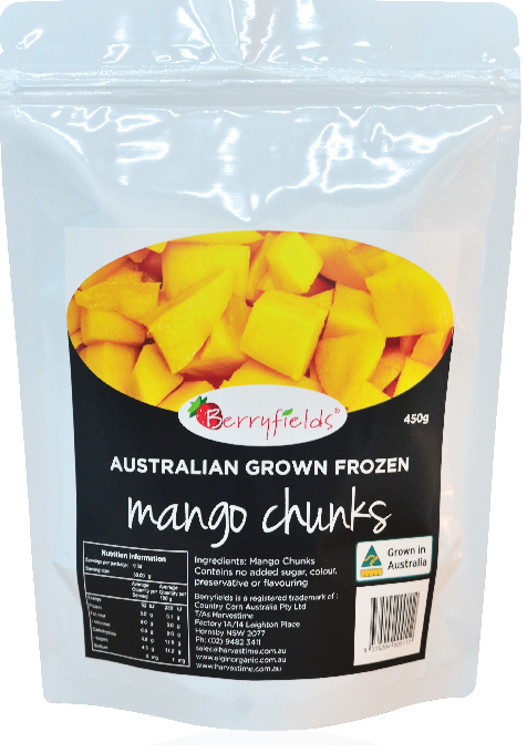 Berryfields Australian Mango Chunks 450g