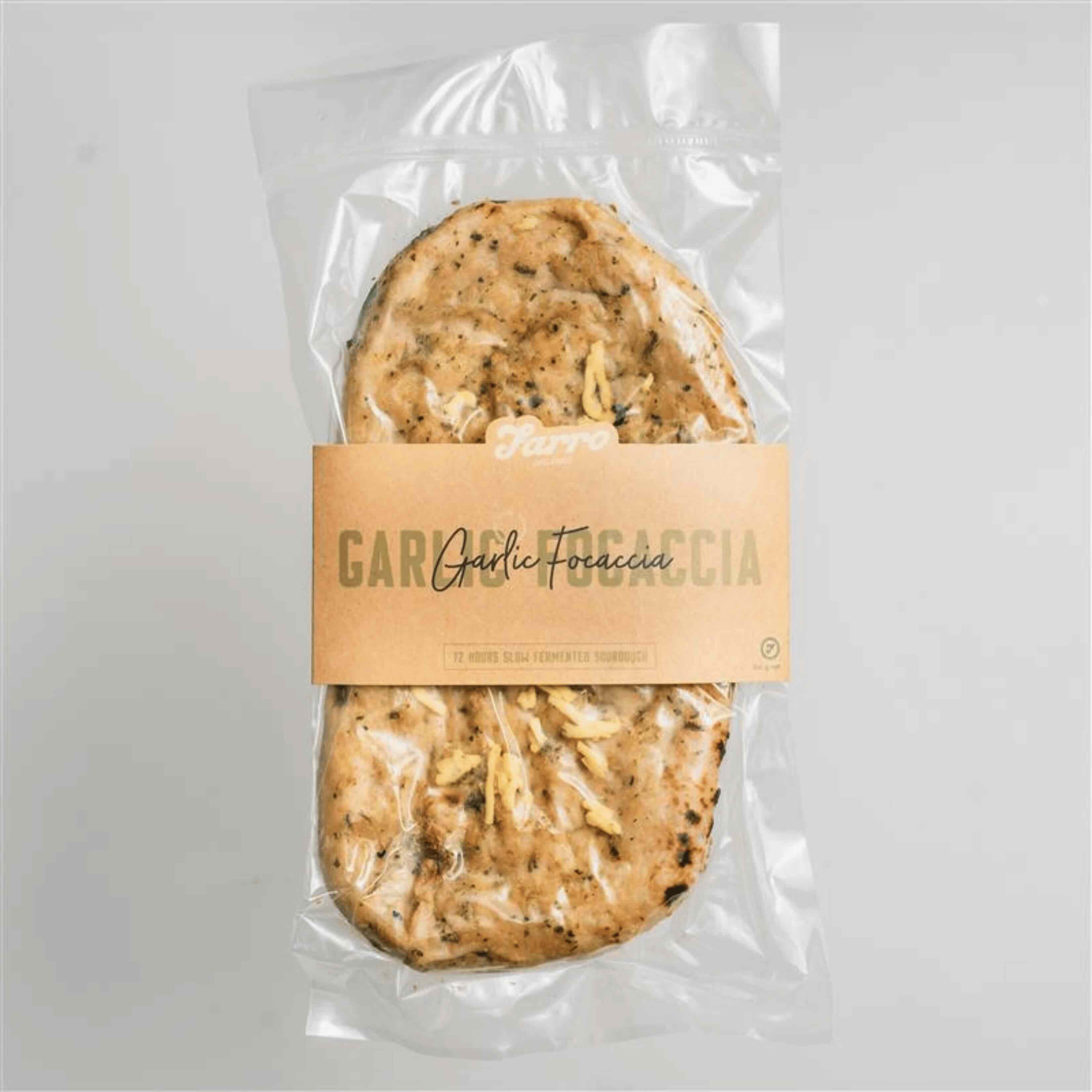 Organic Spelt Garlic Focaccia 264g