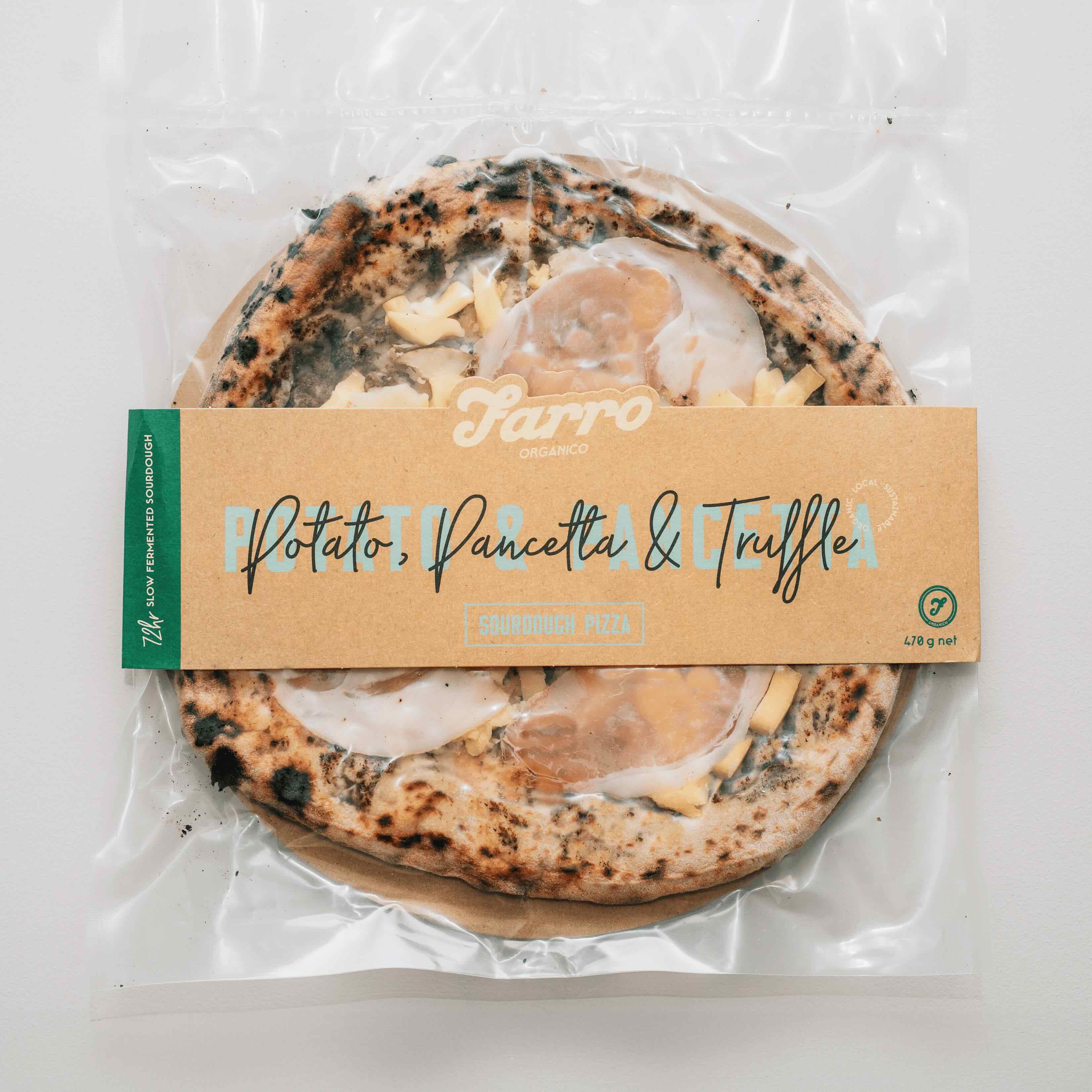 Organic Spelt Pizza Potato, Pancetta and Truffle 470g