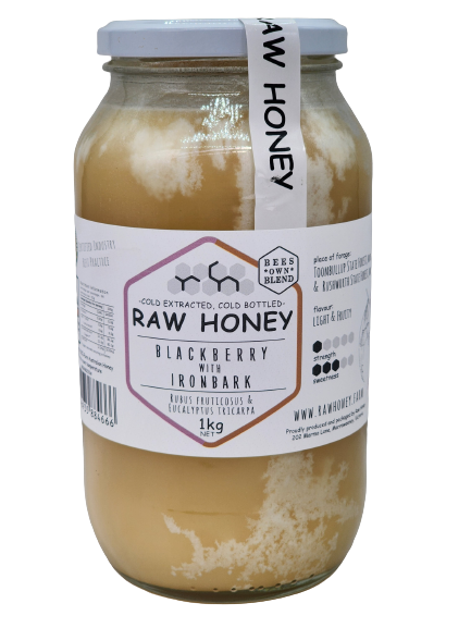 BLACKBERRY WITH IRONBARK 1KG HONEY
