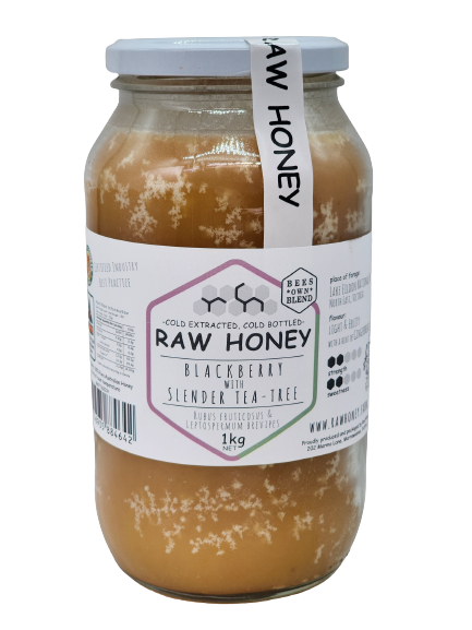 BLACKBERRY SLENDER TEA TREE 1KG HONEY