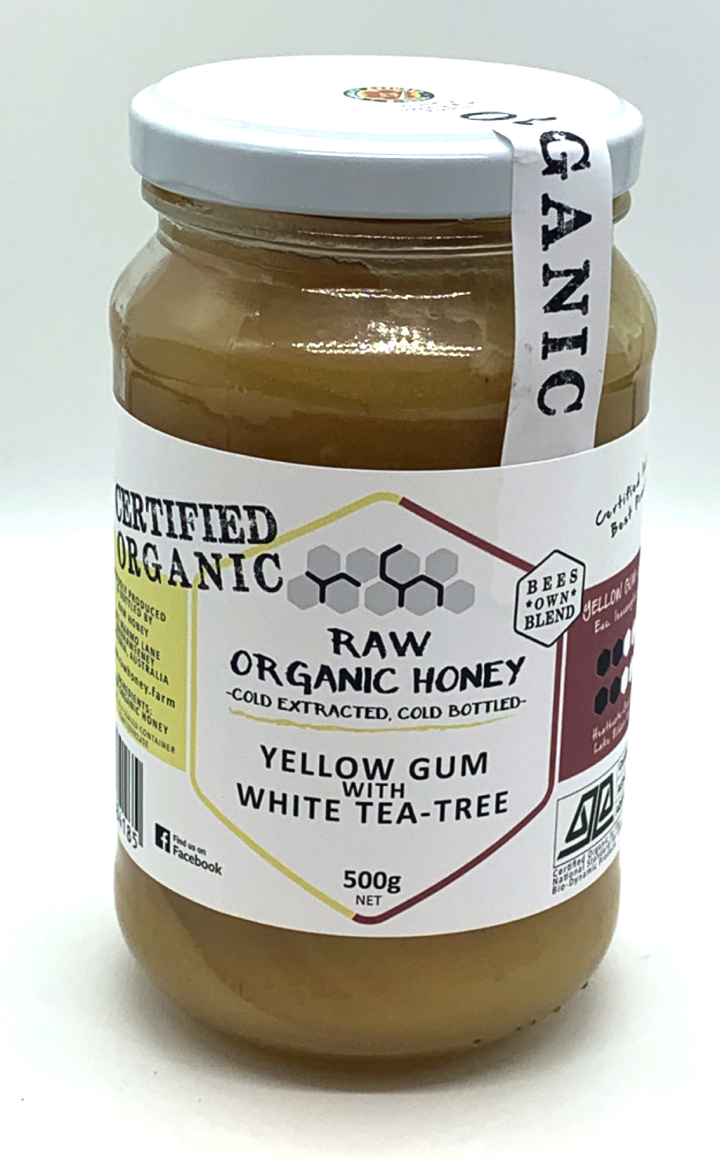 YELLOW BOX WITH BLACKBERRY 500G HONEY